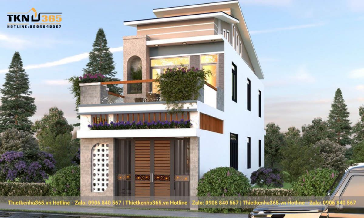 Mẫu nhà 2 tầng đẹp giá 700 triệu