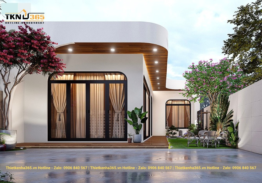Mẫu nhà kính 1 tầng