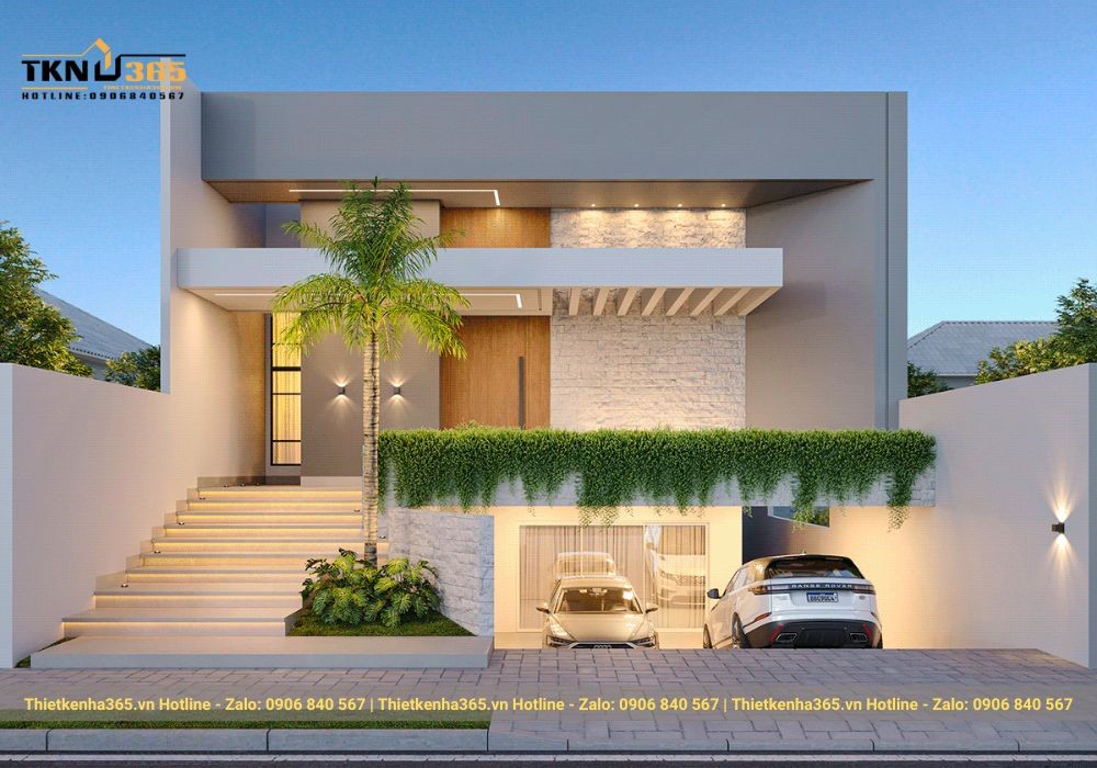 20+ Mẫu Nhà Vuông 2 Tầng Đẹp, Hiện Đại Kèm Công Năng & Chi Phí 2 Mẫu thiết kế nhà hình vuông