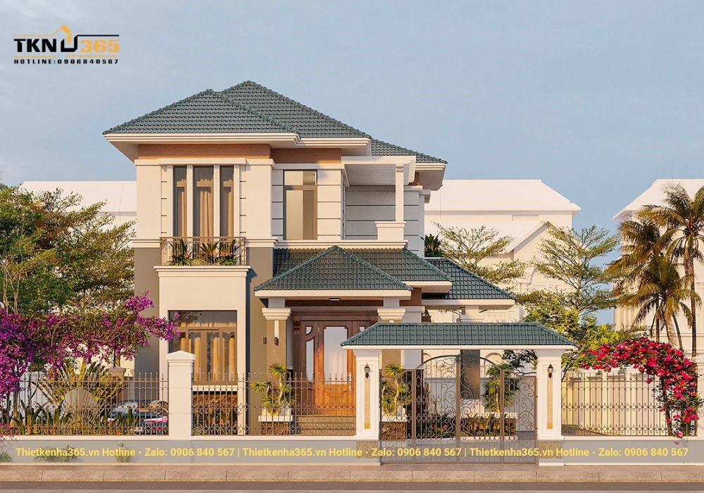 20+ Mẫu Nhà Vuông 2 Tầng Đẹp, Hiện Đại Kèm Công Năng & Chi Phí 6 Mẫu thiết kế nhà vuông 2 tầng