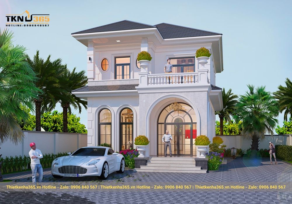 20+ Mẫu Nhà Vuông 2 Tầng Đẹp, Hiện Đại Kèm Công Năng & Chi Phí 5 Thiết kế nhà vuông