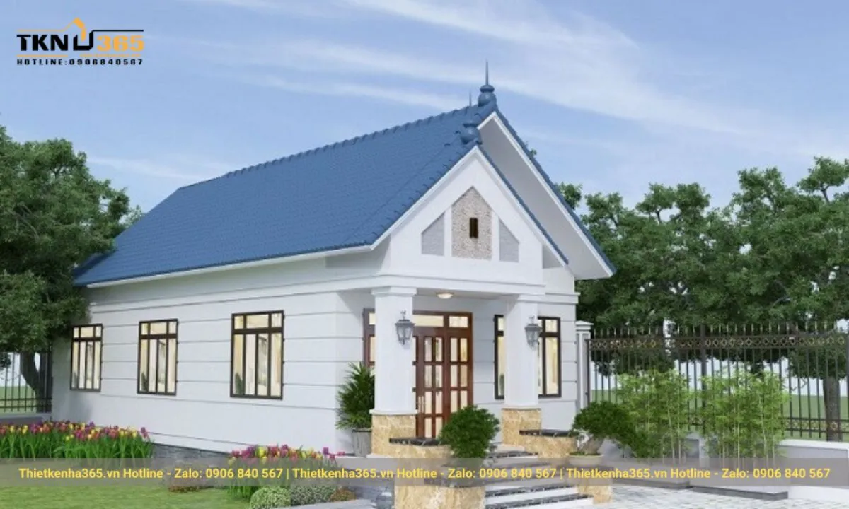 Nhà mái Thái 1 tầng là lựa chọn số 1 hiện nay