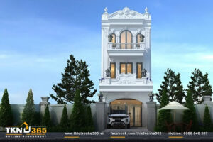 thiet ke nha pho 3 tang tan co dien 5x17m cho chi chi o quan 2 1