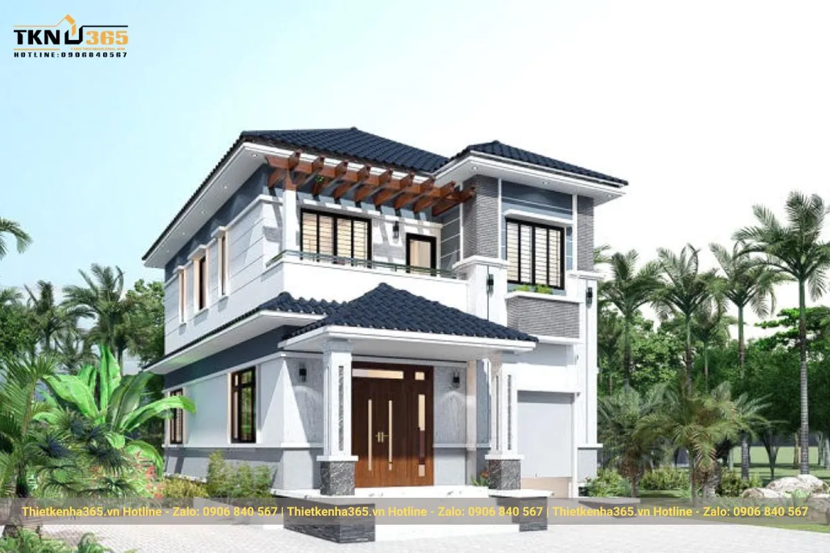 99+ mẫu biệt thự mái Nhật cực sang - đẹp - chỉ từ 1 tỷ 29 Biệt thự mái Nhật nhà vườn