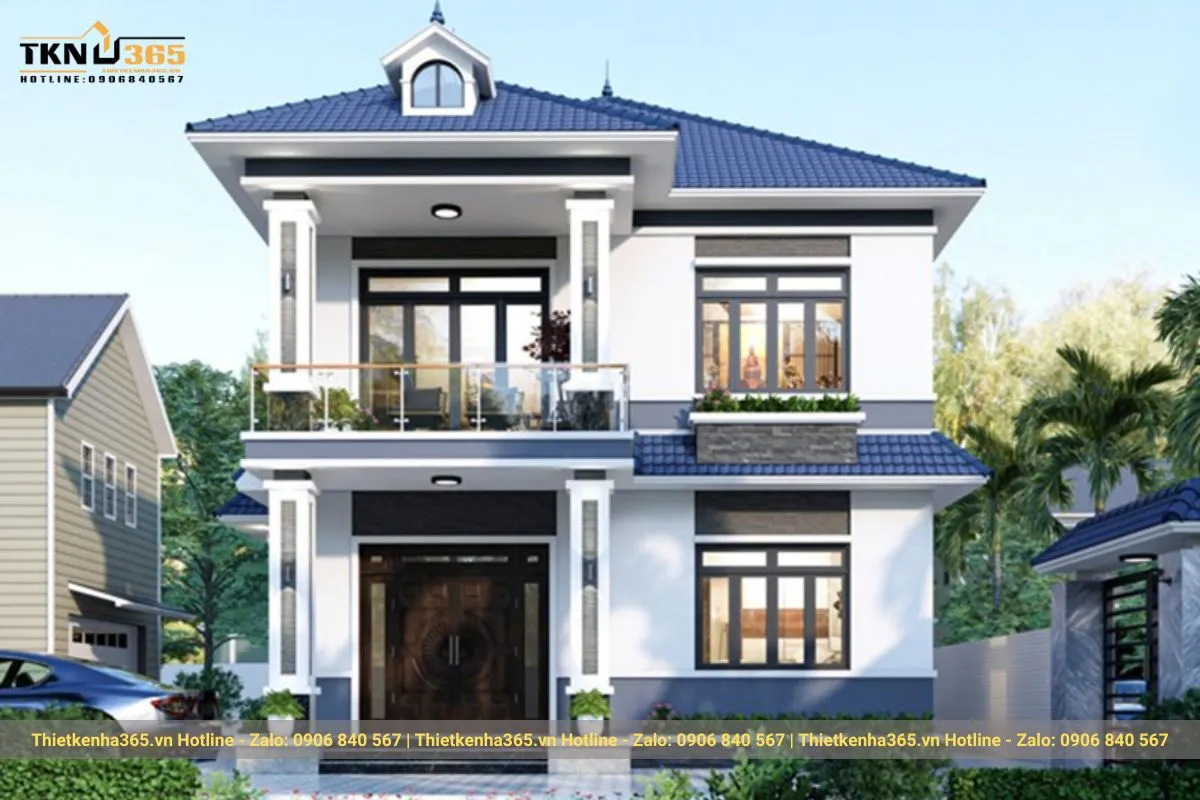 99+ mẫu biệt thự mái Nhật cực sang - đẹp - chỉ từ 1 tỷ 39 Thiết kế biệt thự 2 tầng mái nhật