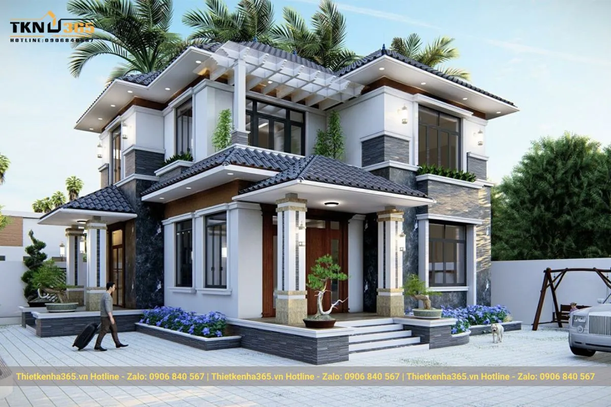 99+ mẫu biệt thự mái Nhật cực sang - đẹp - chỉ từ 1 tỷ 28 Biệt thự mái Nhật