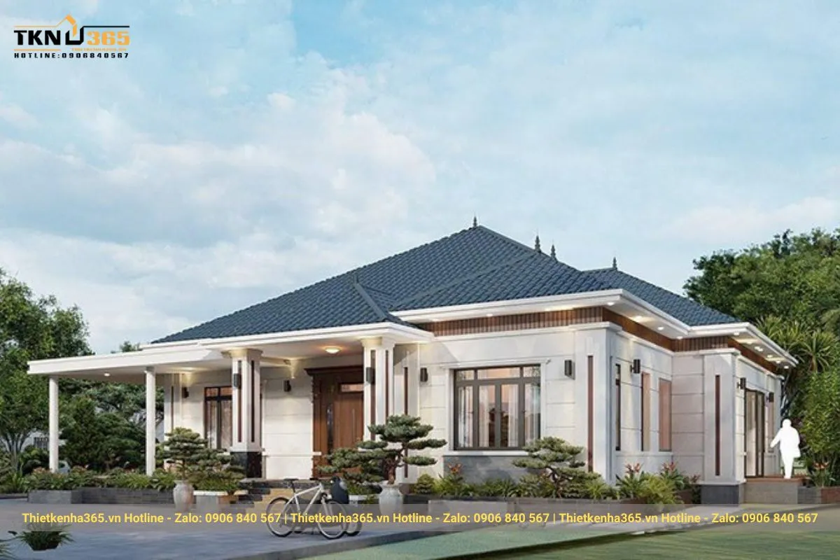 99+ mẫu biệt thự mái Nhật cực sang - đẹp - chỉ từ 1 tỷ 30 Biệt thự mái Nhật 1 tầng