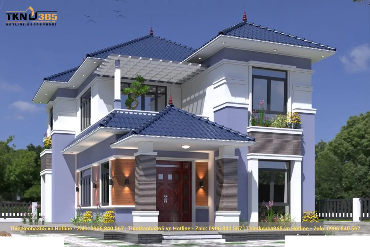 99+ mẫu biệt thự mái Nhật cực sang - đẹp - chỉ từ 1 tỷ 21 Mẫu thiết kế biệt thự mai Nhật