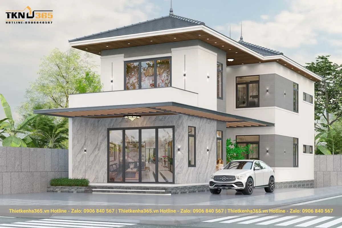 99+ mẫu biệt thự mái Nhật cực sang - đẹp - chỉ từ 1 tỷ 6 Biệt thự kiểu Nhật