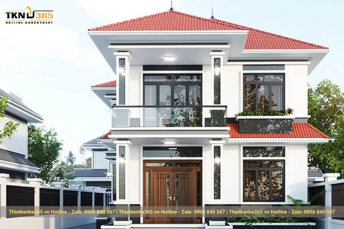 99+ mẫu biệt thự mái Nhật cực sang - đẹp - chỉ từ 1 tỷ 19 Biệt thự mái Nhật phong cách Châu Âu