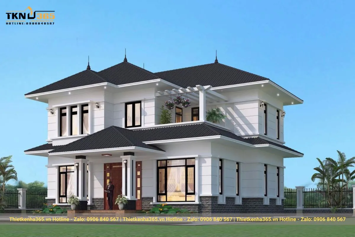 99+ mẫu biệt thự mái Nhật cực sang - đẹp - chỉ từ 1 tỷ 22 Biệt thự kiểu Nhật
