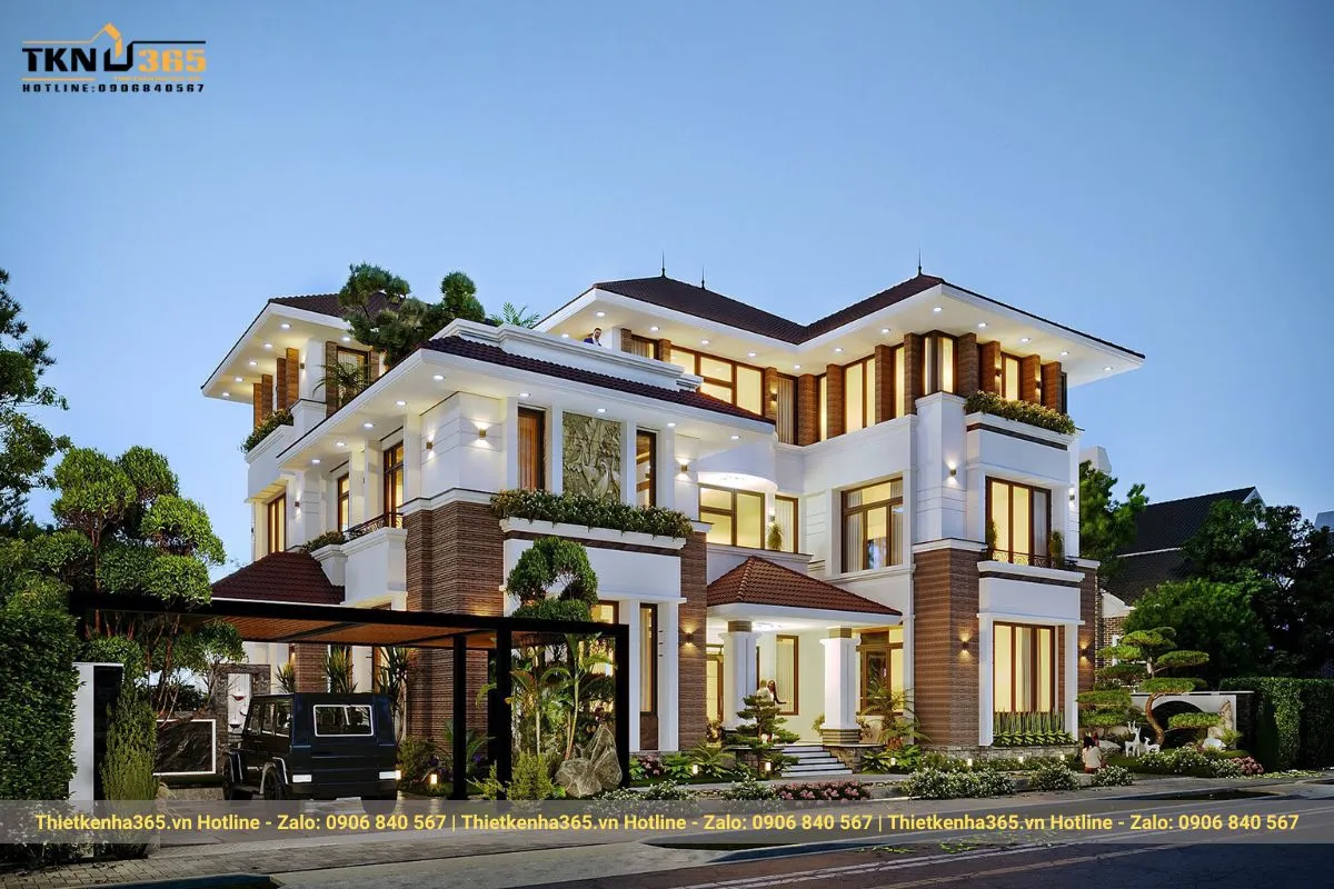 99+ mẫu biệt thự mái Nhật cực sang - đẹp - chỉ từ 1 tỷ 5 Biệt thự mái Nhật