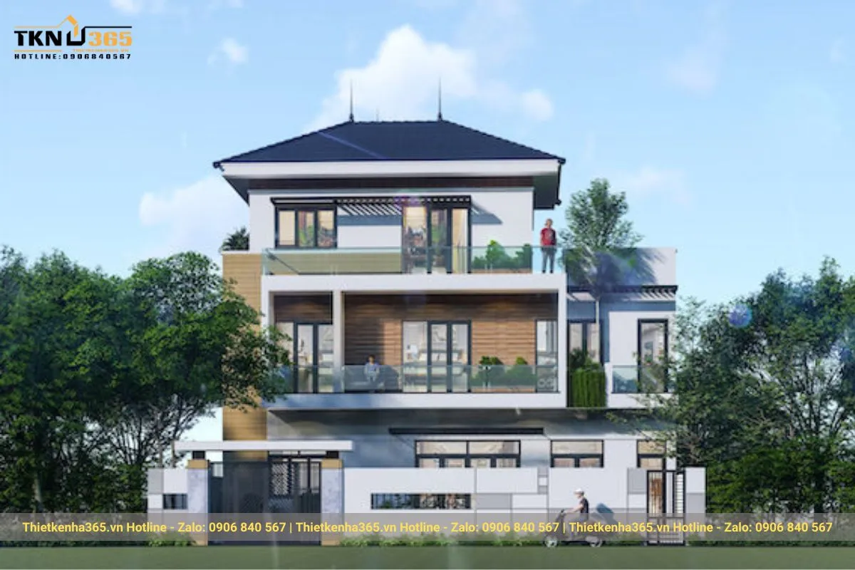 99+ mẫu biệt thự mái Nhật cực sang - đẹp - chỉ từ 1 tỷ 15 Biệt thự mái Nhật