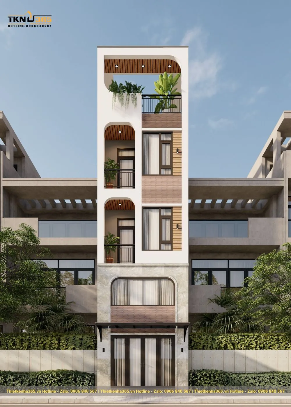 30+ mẫu thiết kế nhà ống 3x15m hiện đại, đầy đủ công năng 7 Nhà ống 3x15