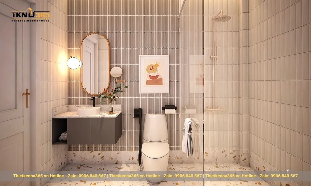 30+ mẫu thiết kế nhà ống 3x15m hiện đại, đầy đủ công năng 13 Mặt tiền nhà 3x15