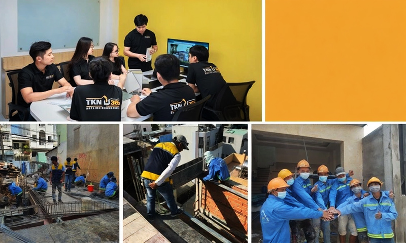 công ty Thiết Kế Nhà 365 chuyên thiết kế thi công nhà phố, biệt thự trọn gói uy tín tại TPHCM