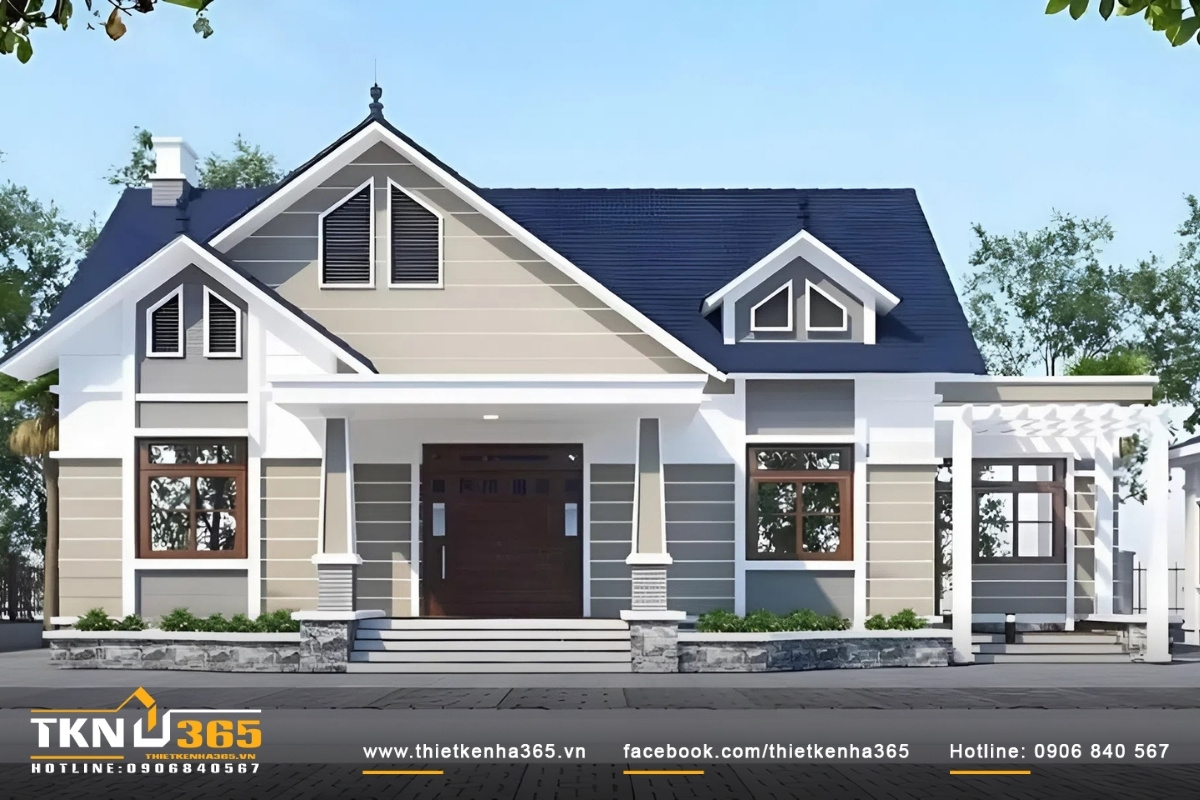 Quy định chiều cao nhà cấp 4 đẹp mái Thái