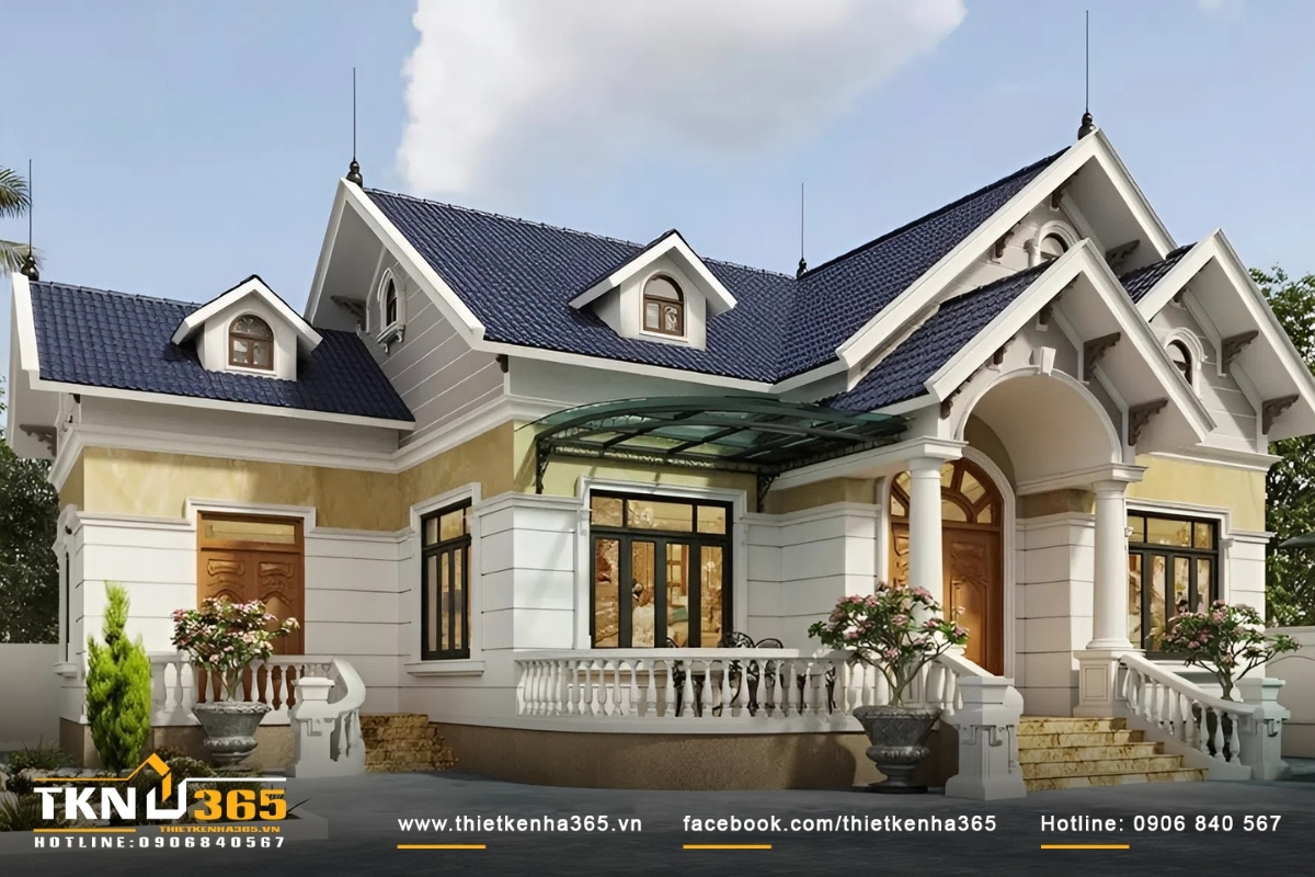 Mẫu nhà cấp 4 hiện đại