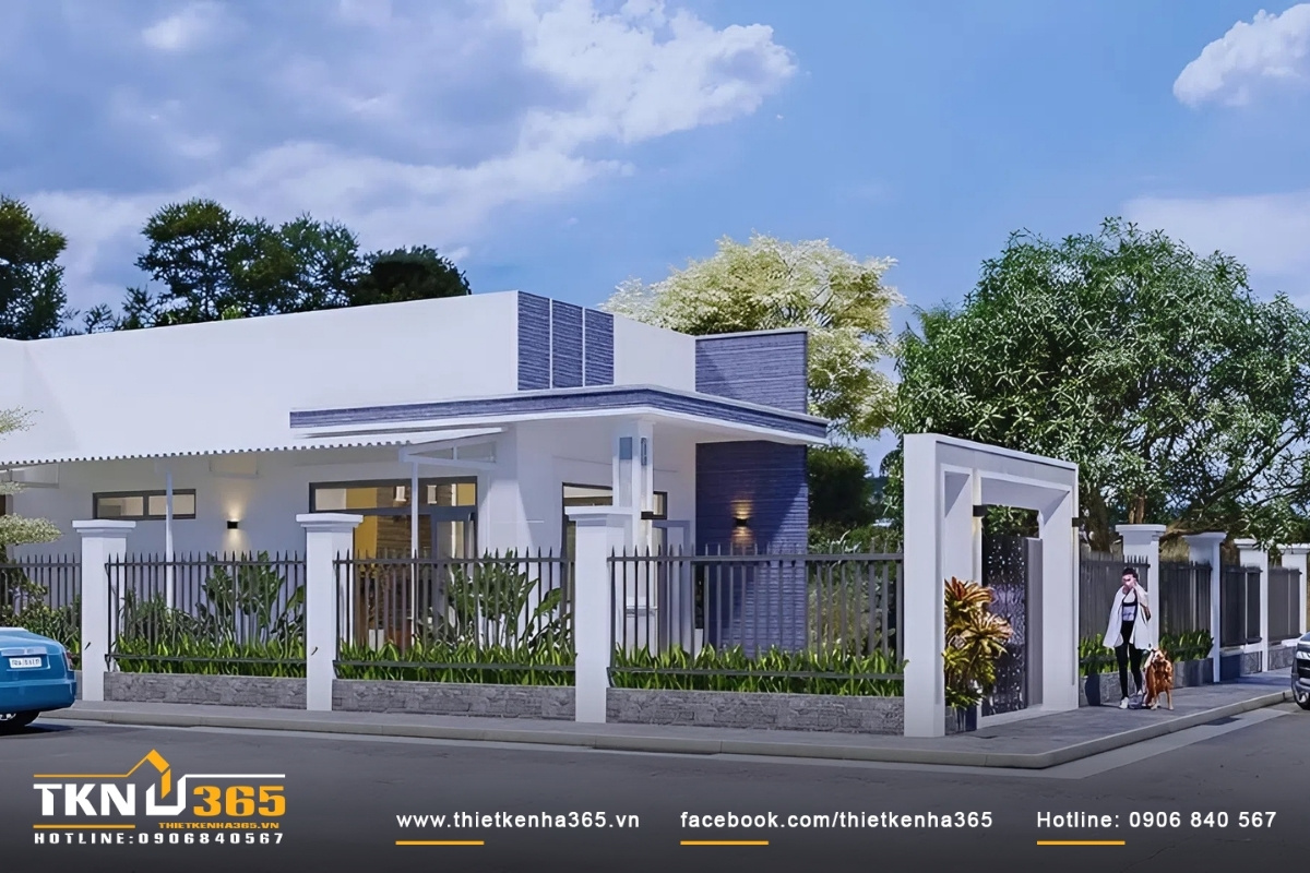 Mẫu nhà cấp 4 đẹp độc lạ