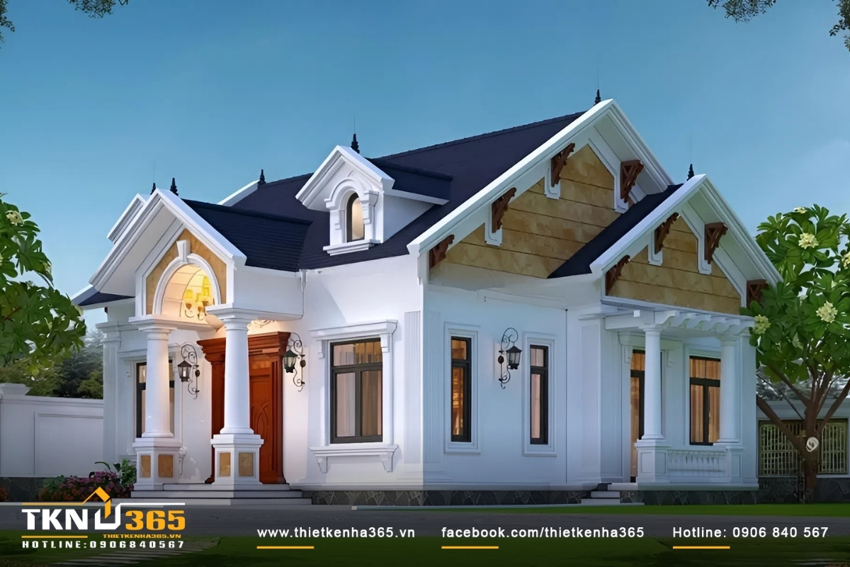 Mẫu thiết kế nhà cấp 4 đẹp độc lạ tạo nên không gian sống độc đáo