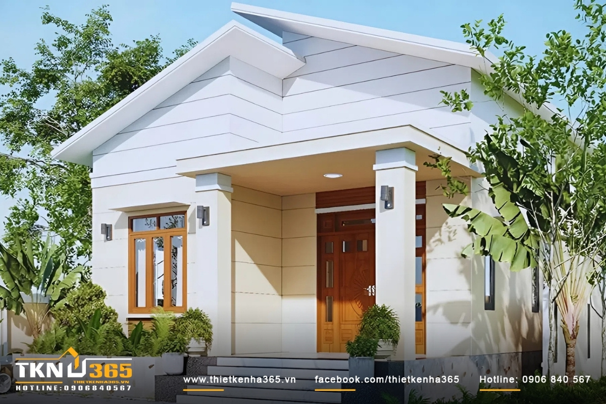 Mẫu nhà cấp 4 đẹp giá 300 triệu