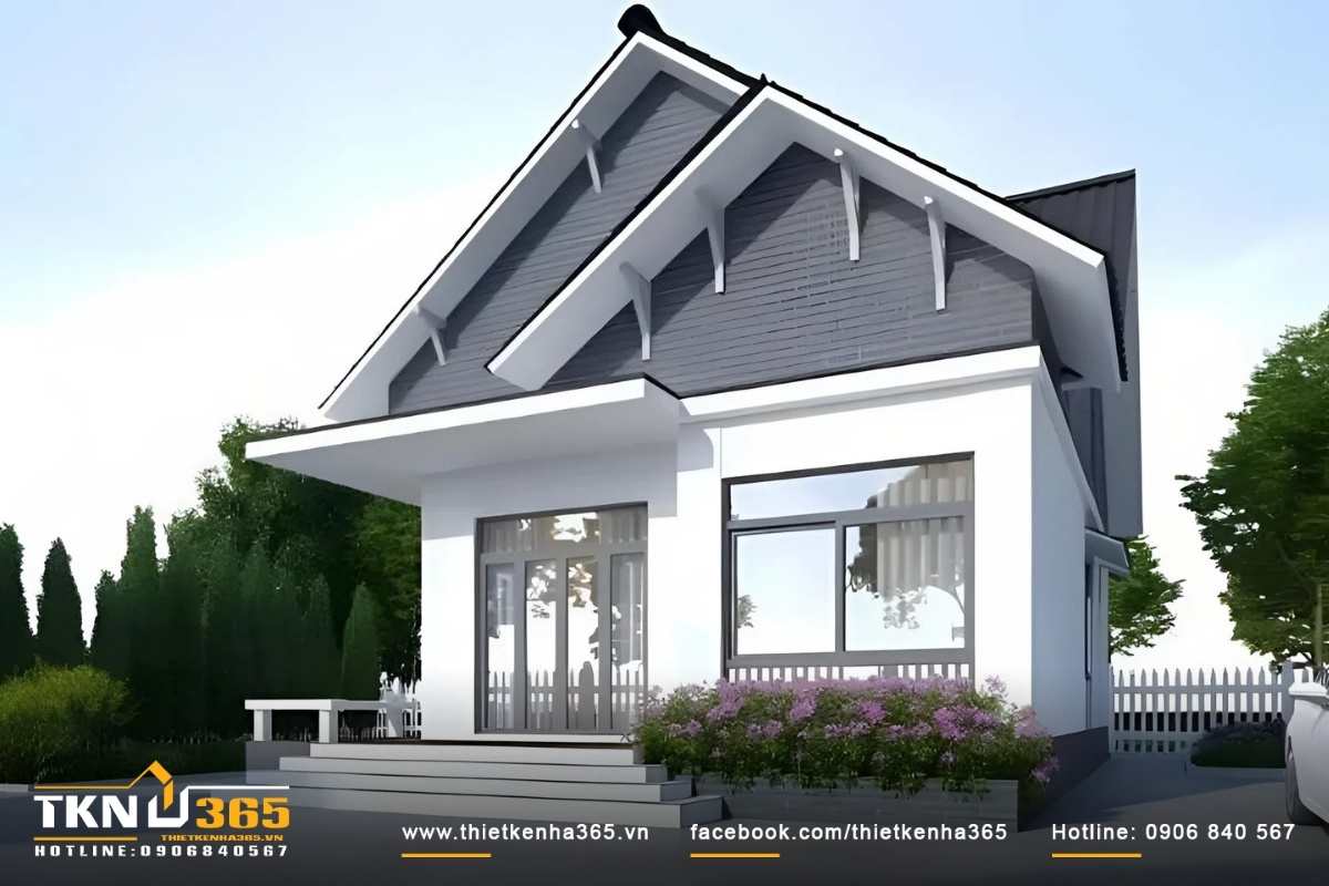 Nhà đẹp cấp 4 giá 400 triệu đẹp đơn giản