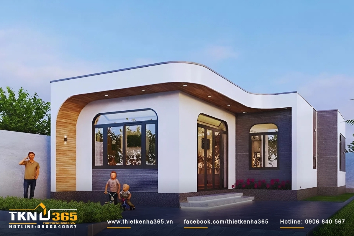 Mẫu thiết kế nhà cấp 4 đẹp giá 400 triệu mới lạ