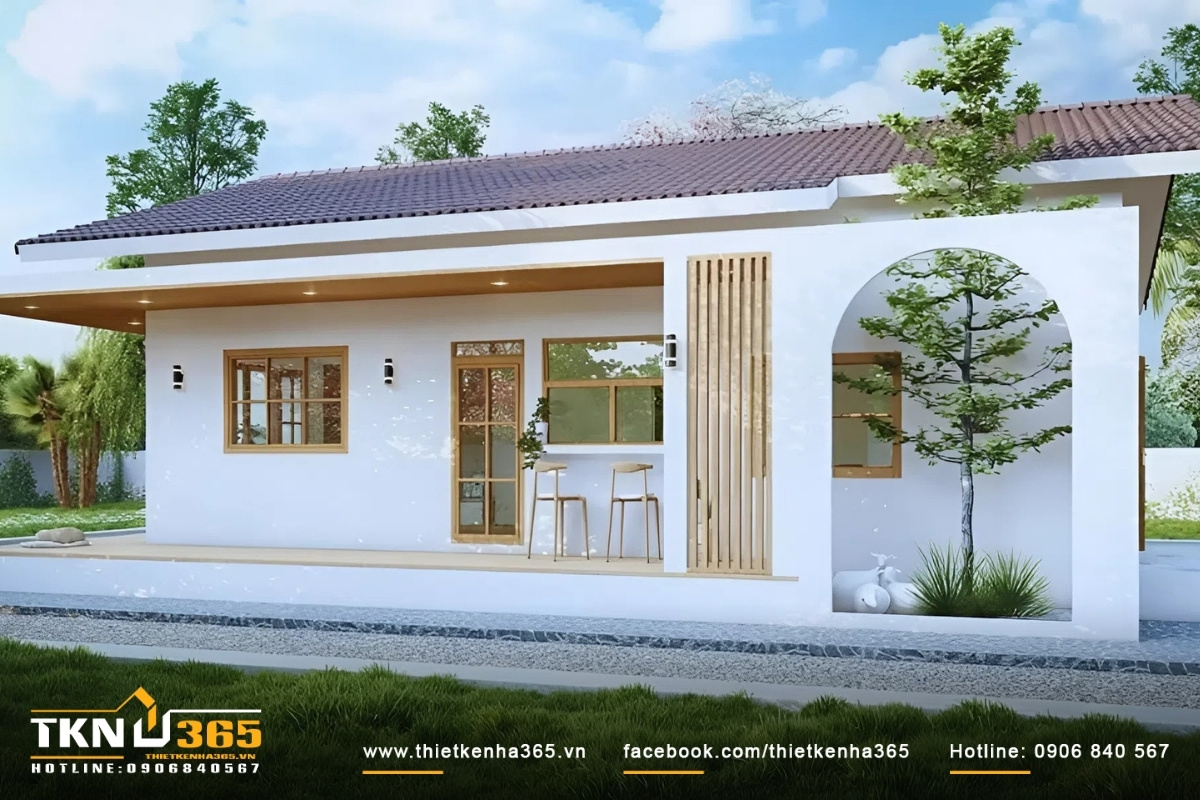 Nhà cấp 4 đẹp kiểu Nhật ấn tượng