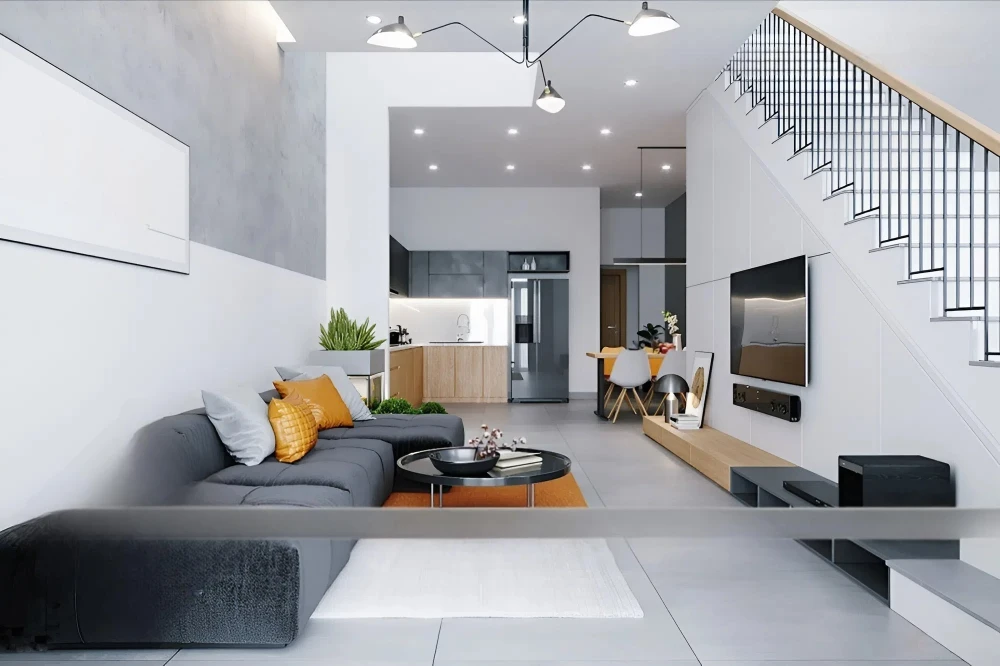 Một số yếu tố cần lưu khi khi bố trí các phòng chức năng nhà ngang 3m