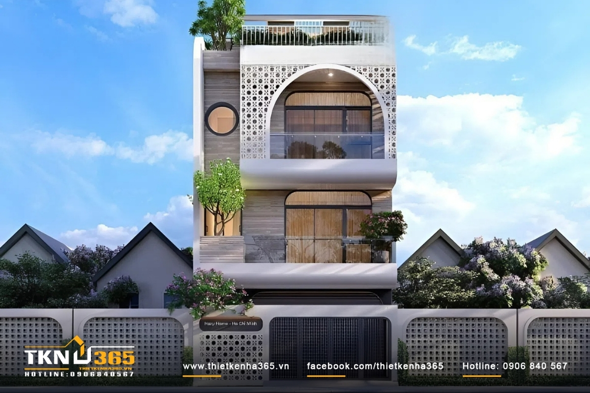 Nhà mặt tiền rộng 6m là thiết kế khá phổ biến ở các khu vực đô thị