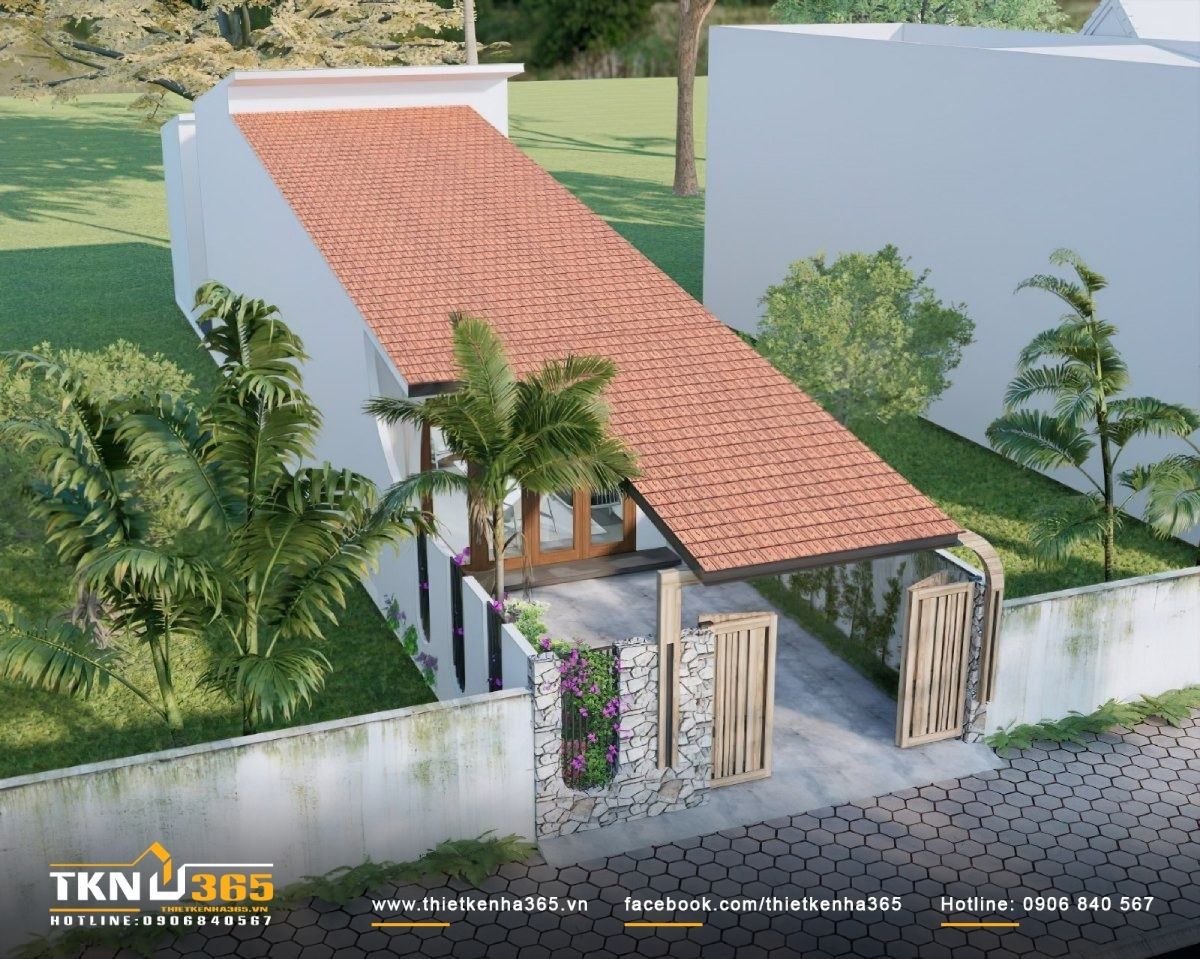 Một số điểm nổi bật của mẫu thiết kế nhà 1 tầng 5x15m
