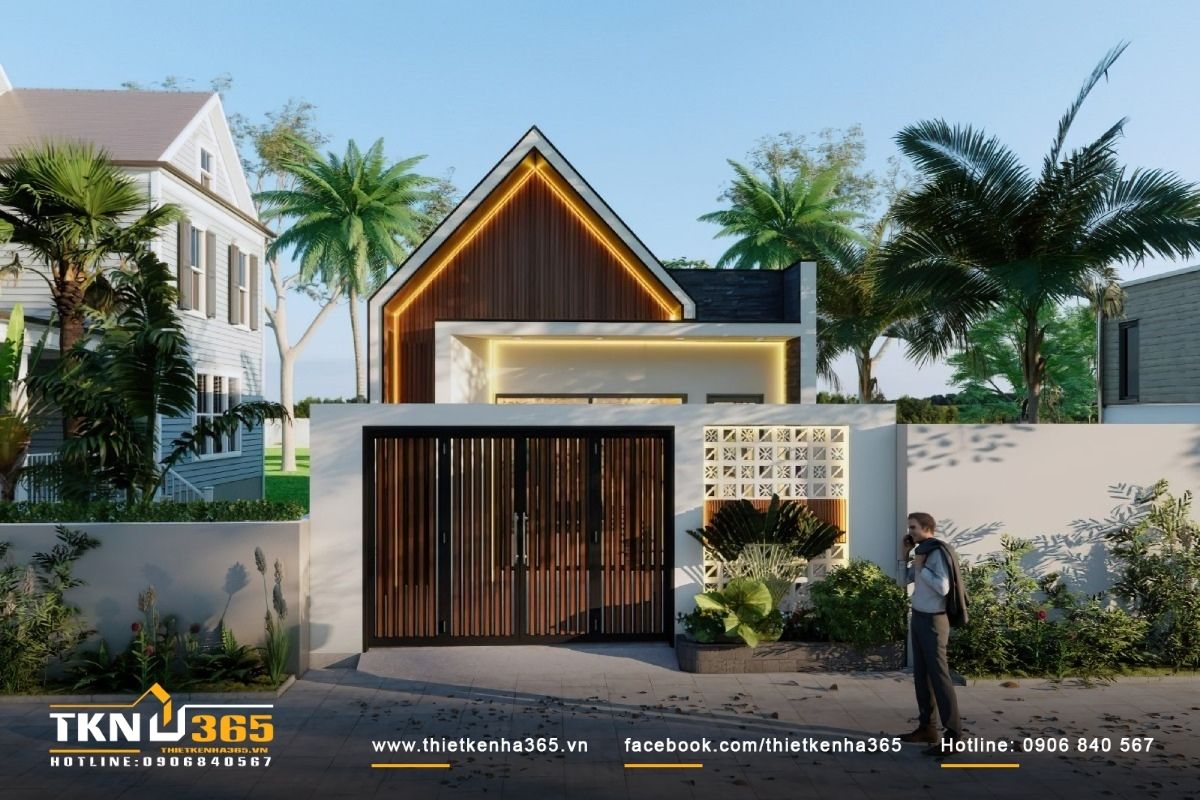 Khi thiết kế nhà 1 tầng 5x15m, việc chọn vật liệu đóng vai trò khá quan trọng