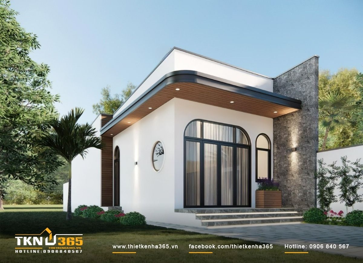 Tối ưu hóa không gian và ánh sáng trong thiết kế nhà 1 tầng 5x15m