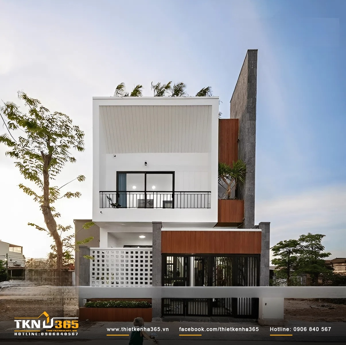 50+ Mẫu thiết kế nhà 2 mặt tiền kinh doanh đẹp, hiện đại 40 Nhà 2 mặt tiền 6m có thể kinh doanh ở tầng 1 và sinh hoạt ở tầng 2
