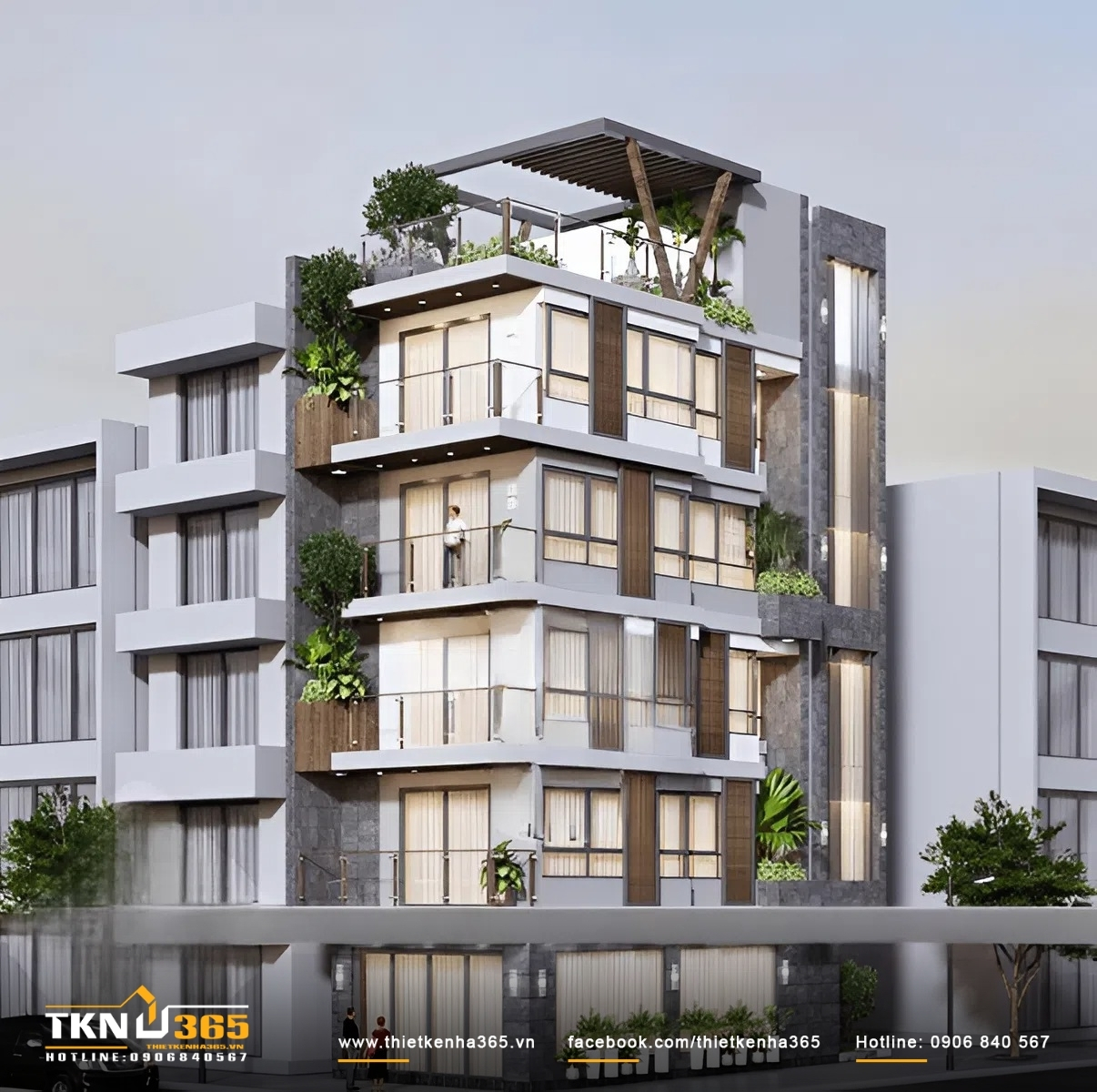 50+ Mẫu thiết kế nhà 2 mặt tiền kinh doanh đẹp, hiện đại 30 Nhà 5 tầng có 2 mặt tiền có thể vừa kinh doanh vừa cho thuê vừa ở