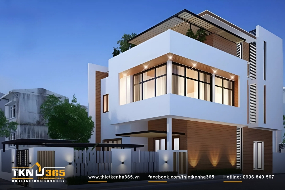 50+ Mẫu thiết kế nhà 2 mặt tiền kinh doanh đẹp, hiện đại 6 Mẫu nhà ống 2 mặt tiền 2 tầng có lối kiến trúc tân cổ điển, kết hợp giữa gỗ và đá, tạo nên vẻ đẹp độc đáo và ấn tượng