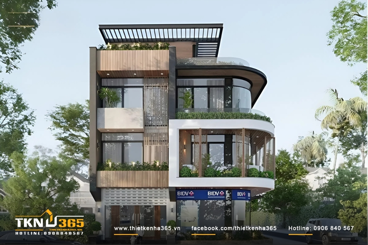 50+ Mẫu thiết kế nhà 2 mặt tiền kinh doanh đẹp, hiện đại 28 Thiết kế nhà có 2 mặt tiền kinh doanh 3 tầng phong cách hiện đại, được nhiều người ưa chuộng