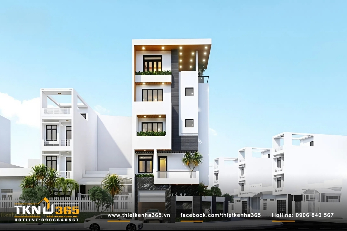 50+ Mẫu thiết kế nhà 2 mặt tiền kinh doanh đẹp, hiện đại 37 Mẫu nhà 2 mặt tiền kinh doanh thiết kế đơn giản