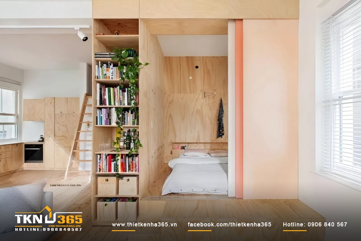 Mẫu thiết kế nhà ống 24m2 nhưng rộng thênh thang nhờ biết cách tận dụng không gian