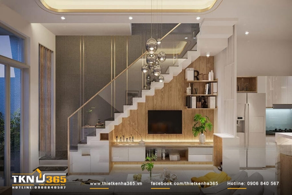 Nội thất nhà ống 3 tầng - Chị Bảy - Phan Thiết 10 mau thiet ke noi that nha 3 tang o phan thiet 10