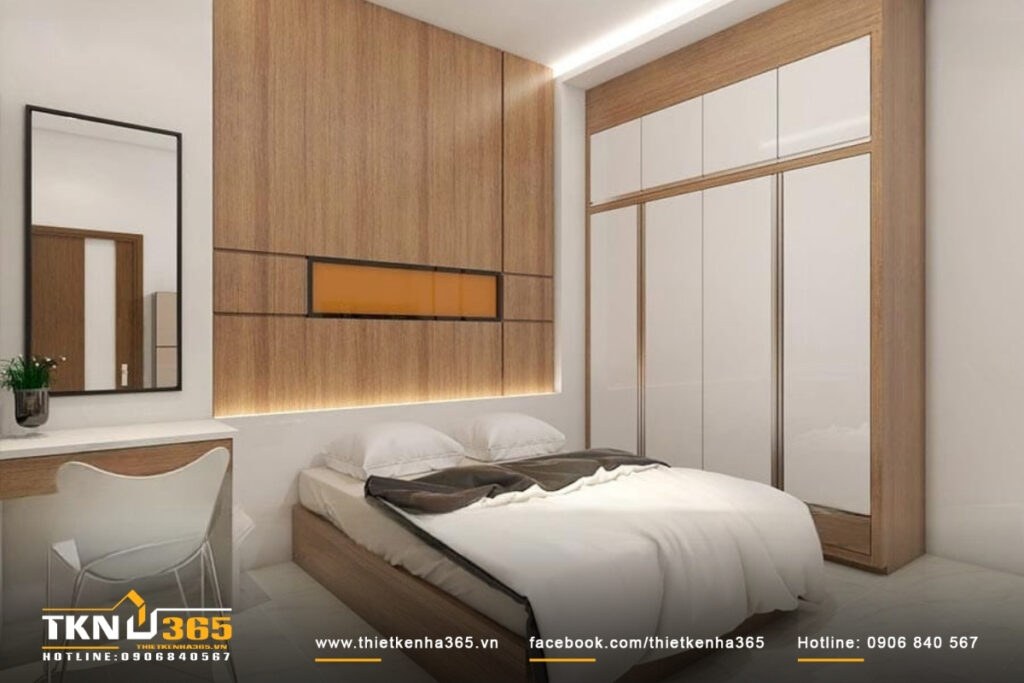 Nội thất nhà ống 3 tầng - Chị Bảy - Phan Thiết 5 mau thiet ke noi that nha 3 tang o phan thiet 5