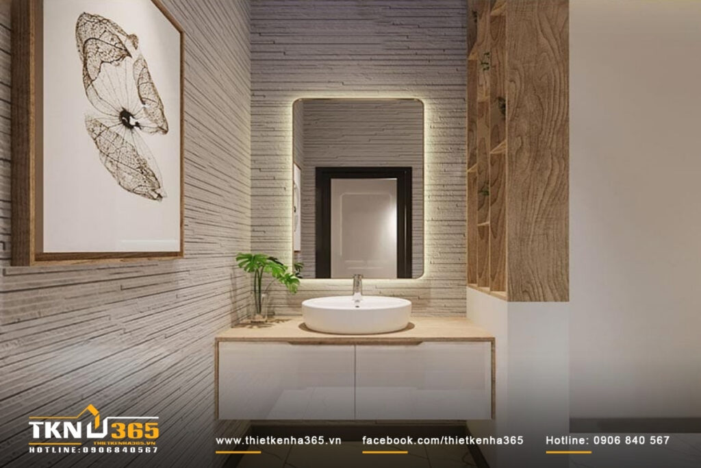 Nội thất nhà ống 3 tầng - Chị Bảy - Phan Thiết 8 mau thiet ke noi that nha 3 tang o phan thiet 8