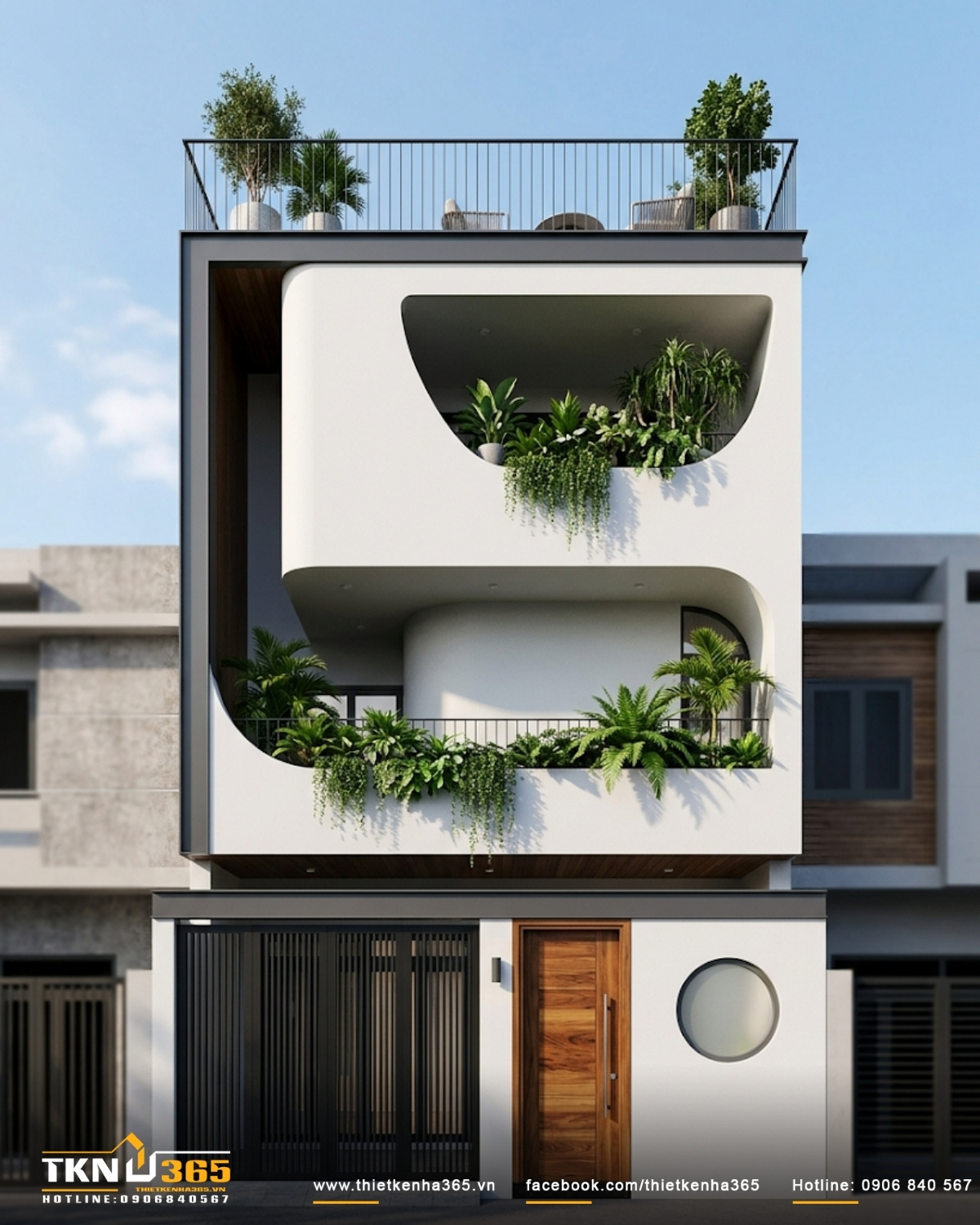 Mẫu nhà 1 trệt 1 lầu 3x7m