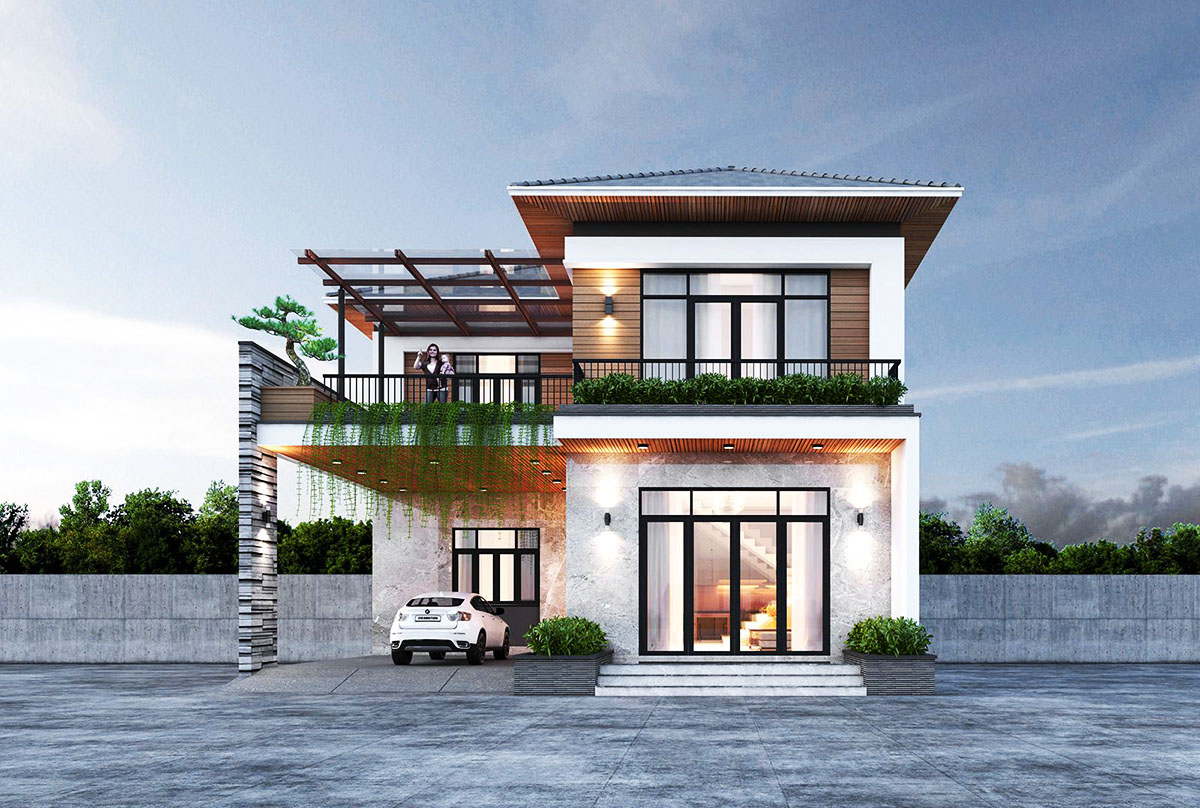 Thiết kế mái tôn dạng bằng để vừa tiết kiệm chi phí mái tôn