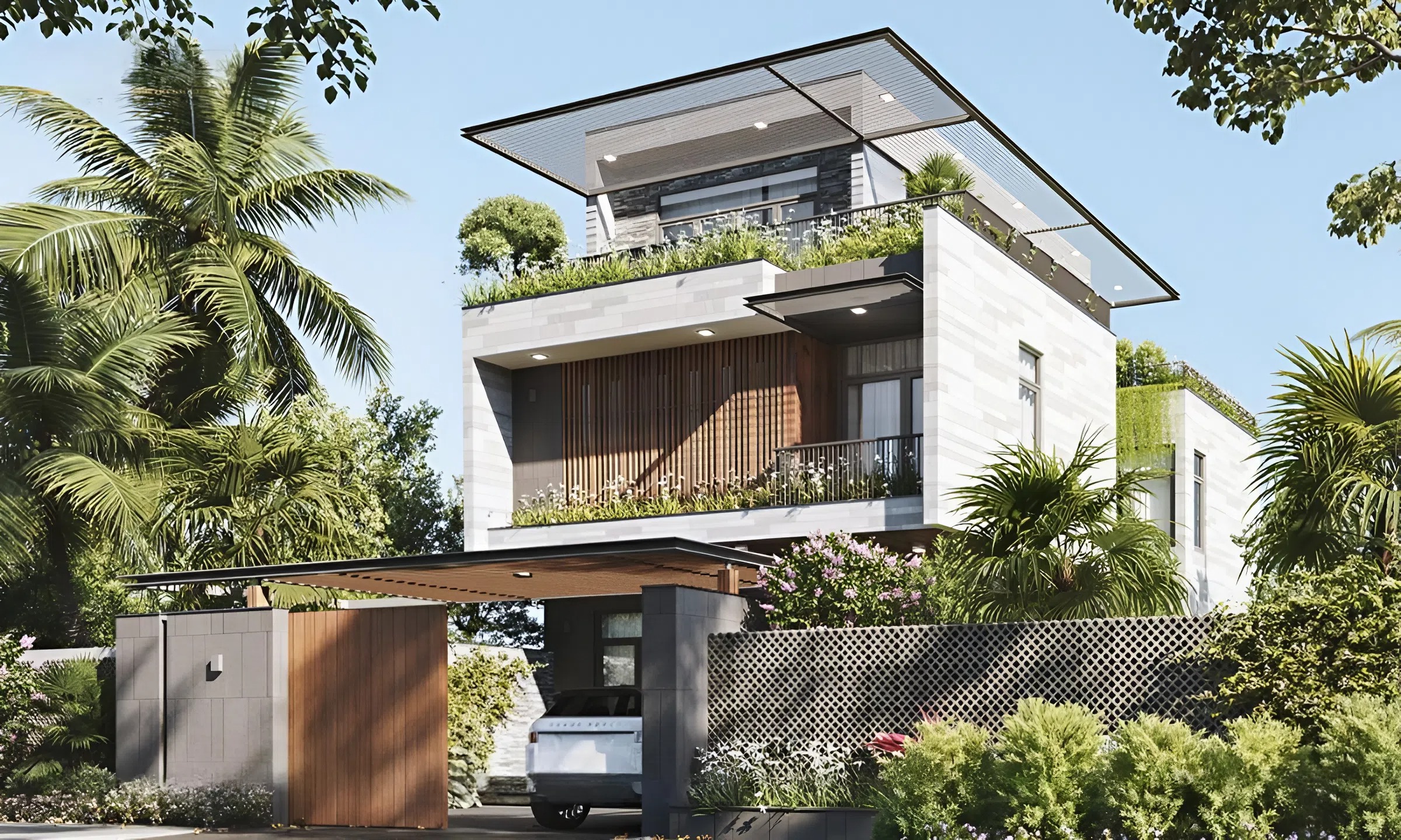 45+ Mẫu thiết kế nhà 120m2 được ưa chuộng nhất năm 2026 14 Mẫu biệt thự đẹp thực sự gây ấn tượng mạnh bởi sự tối giản và sang trọng