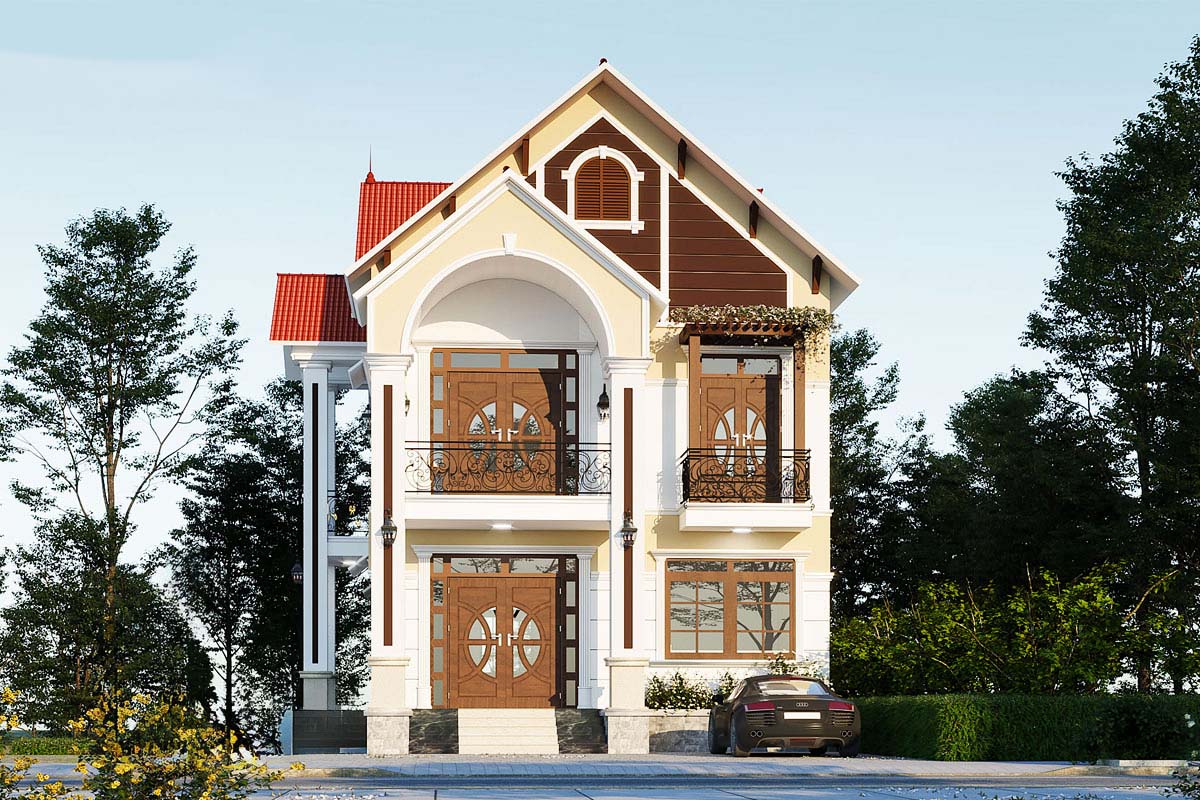 Mẫu nhà 2 tầng giá 400 triệu đẹp và hiện đại