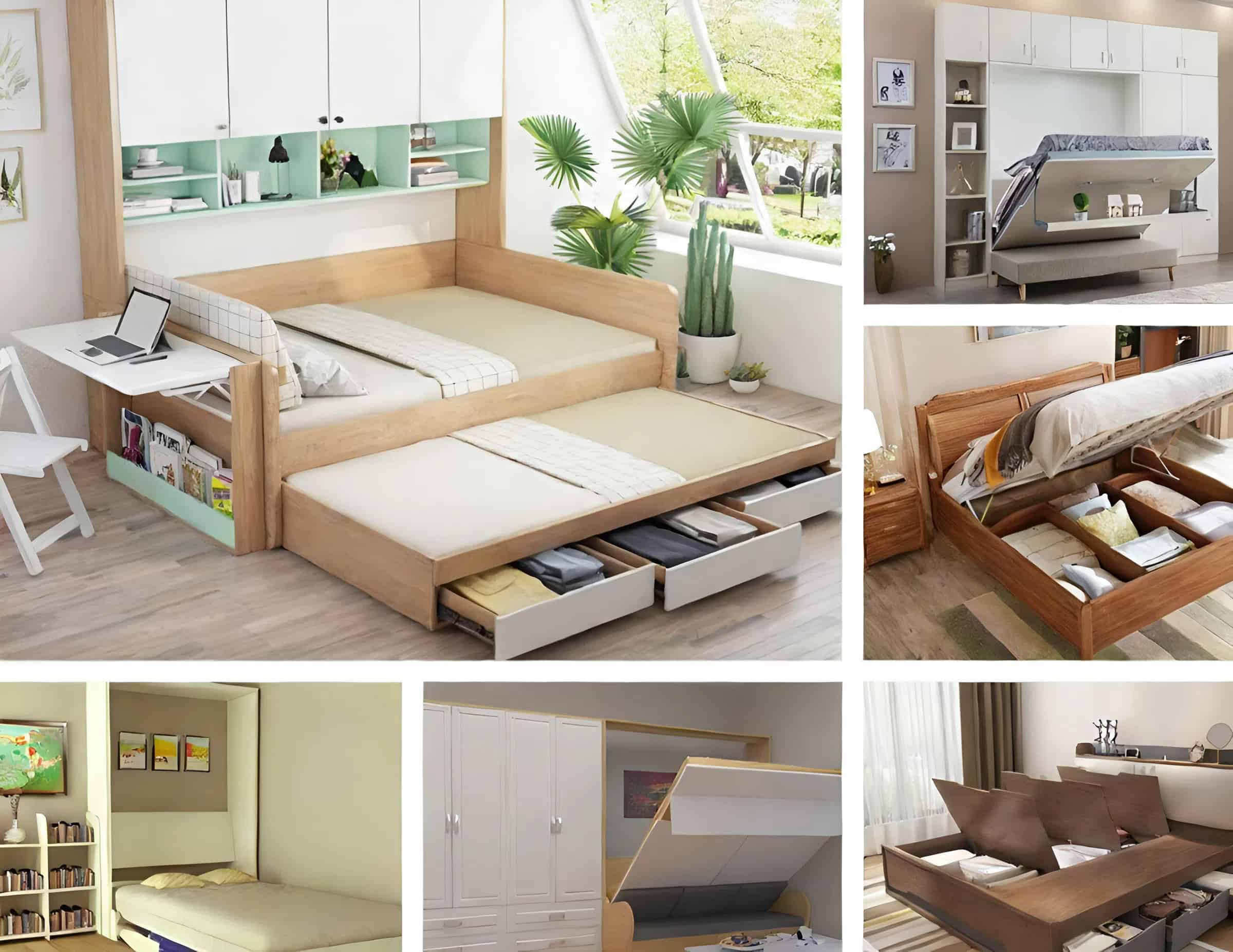 Sử dụng nội thất thông minh cho mẫu thiết kế nhà 30m2 2 tầng. (ảnh: sưu tầm)