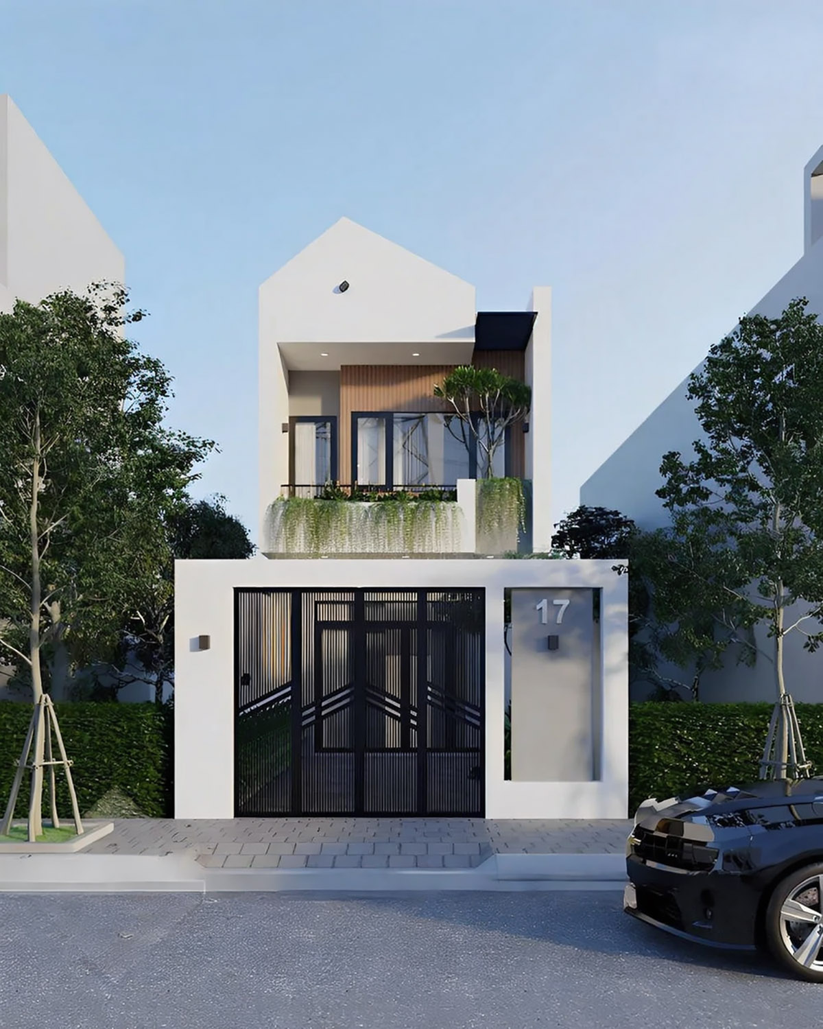 20+ Mẫu Thiết Kế Nhà 5x12m Đẹp Sang Trọng - Kèm Bảng Vẽ Công Năng 2 Thiết kế nhà ống 5x12 hai tầng hiện đại