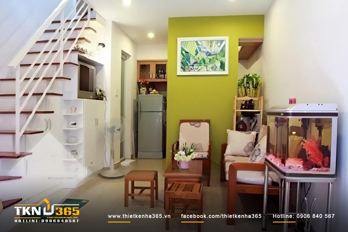 10+ Mẫu thiết kế nhà diện tích nhỏ 4x6m đẹp nhất hiện nay 17 Mẫu thiết kế nhà nhỏ 4x6m số 11