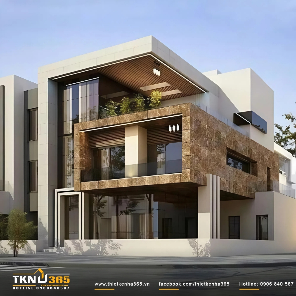 Nhà lô góc hiện đại thường được thiết kế với nhiều cửa sổ và cửa ra vào để tận dụng ánh sáng và gió tự nhiên